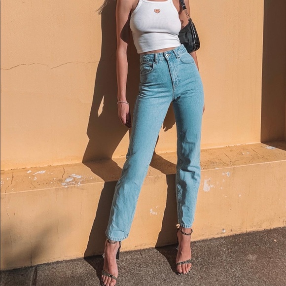 Ragged Priest Denim - Ragged Priest Hi Rise Cougar Mom Jean Straight Leg